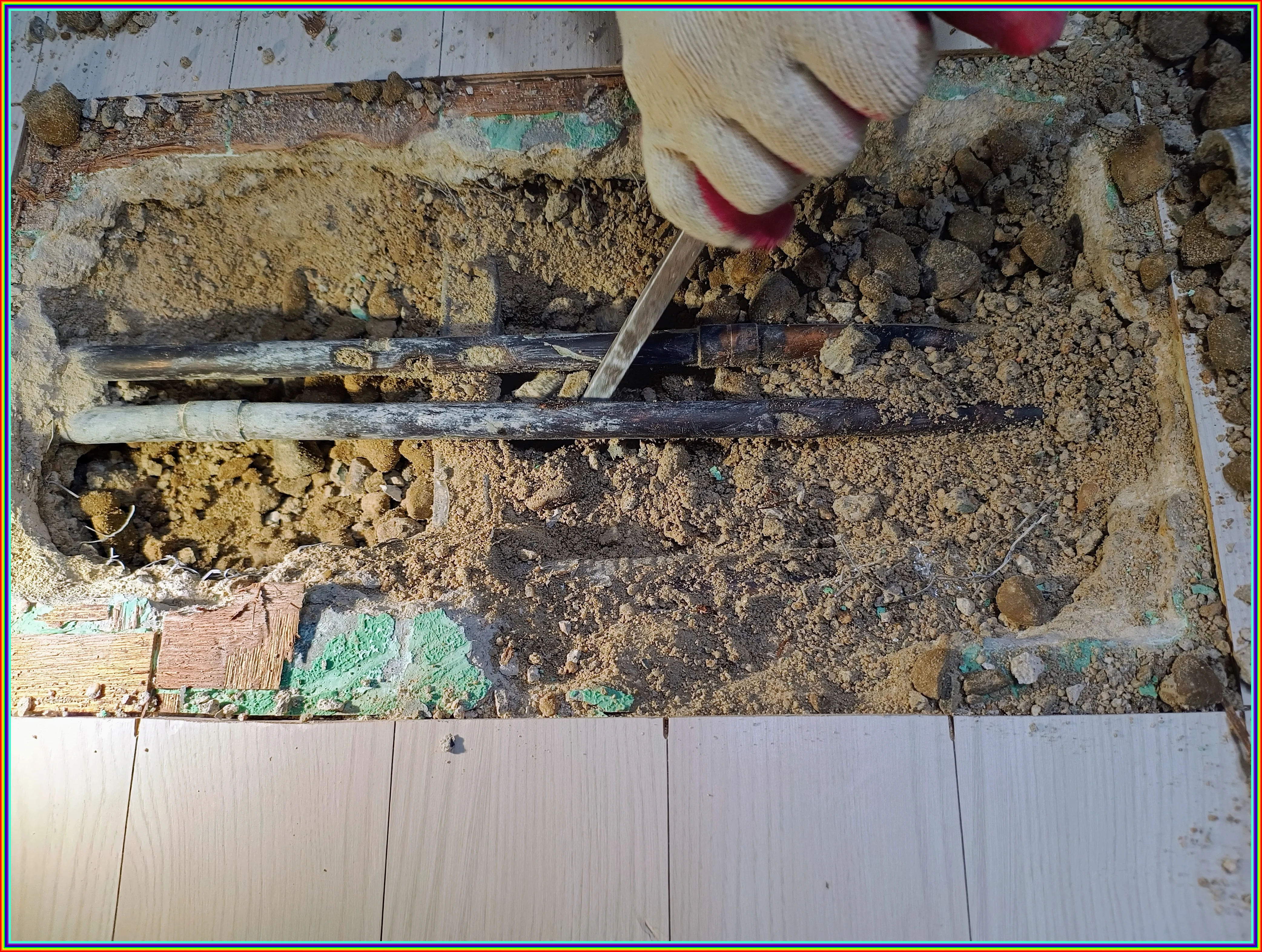 누수 현장 이미지