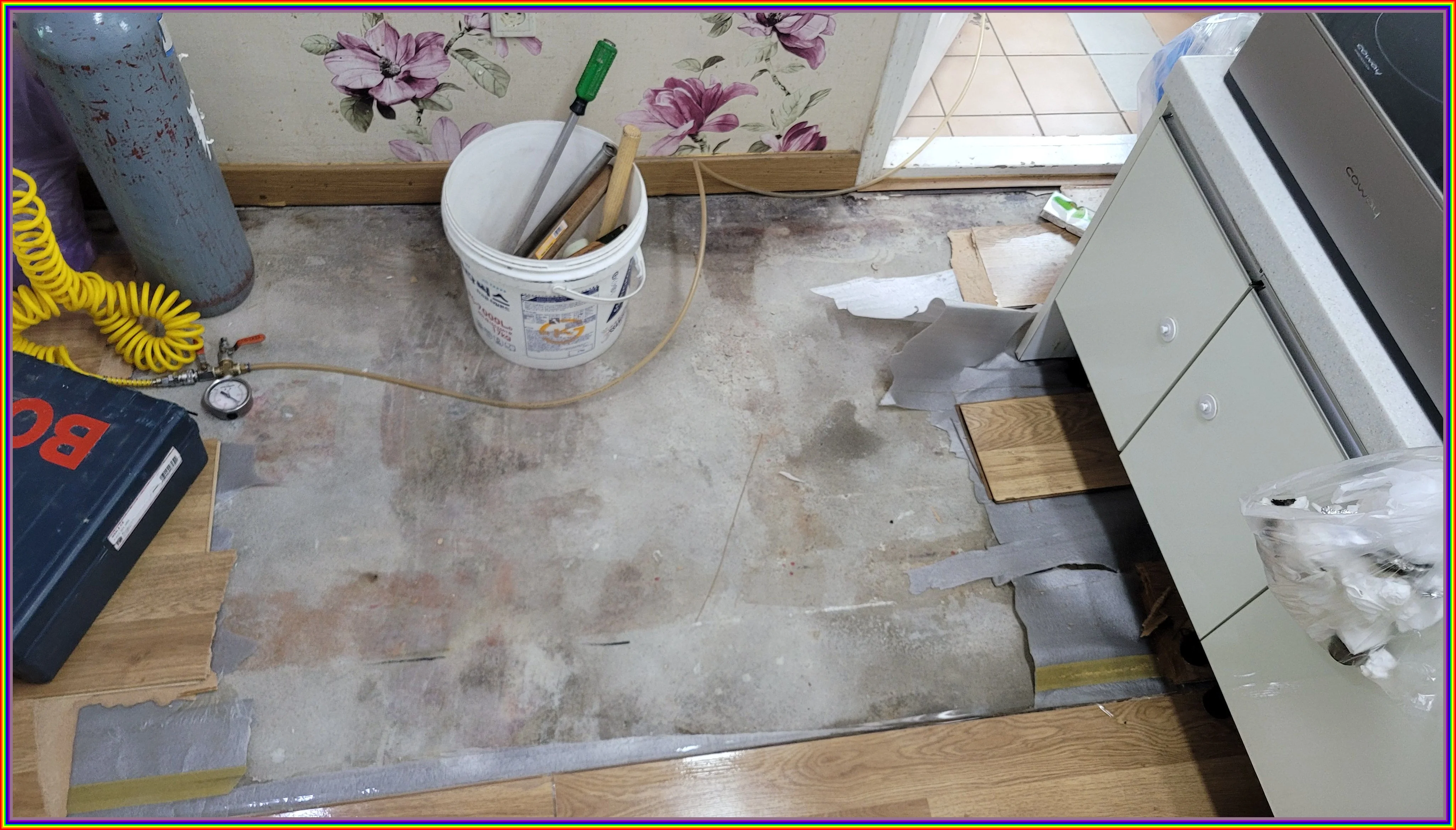 누수 현장 이미지