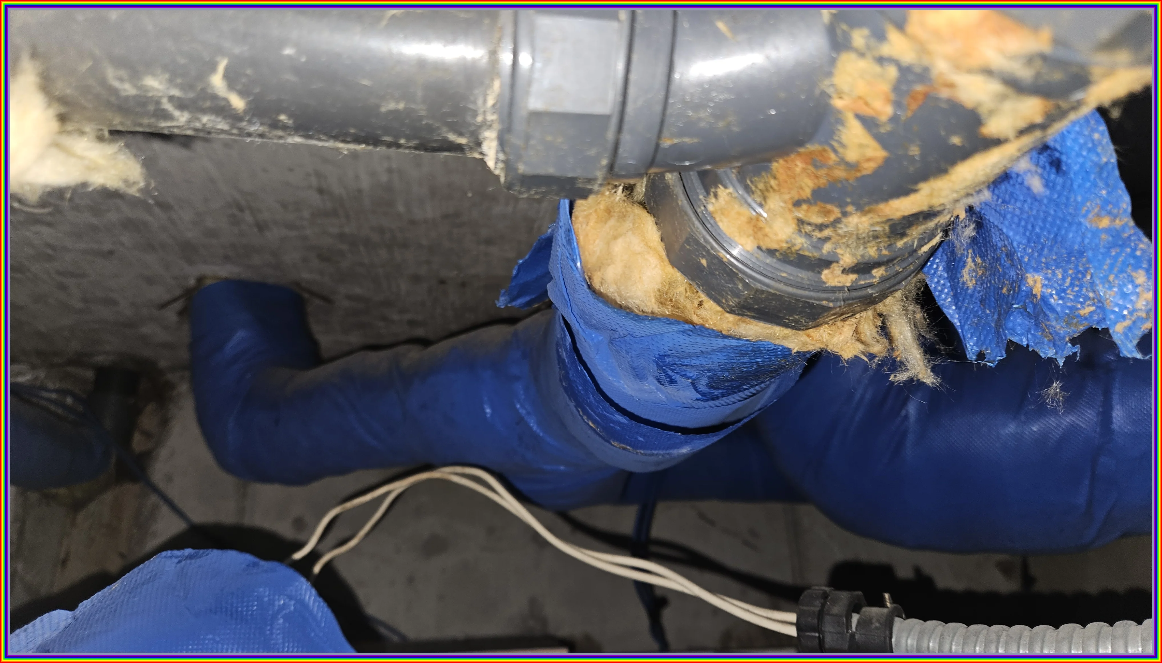 누수 현장 이미지