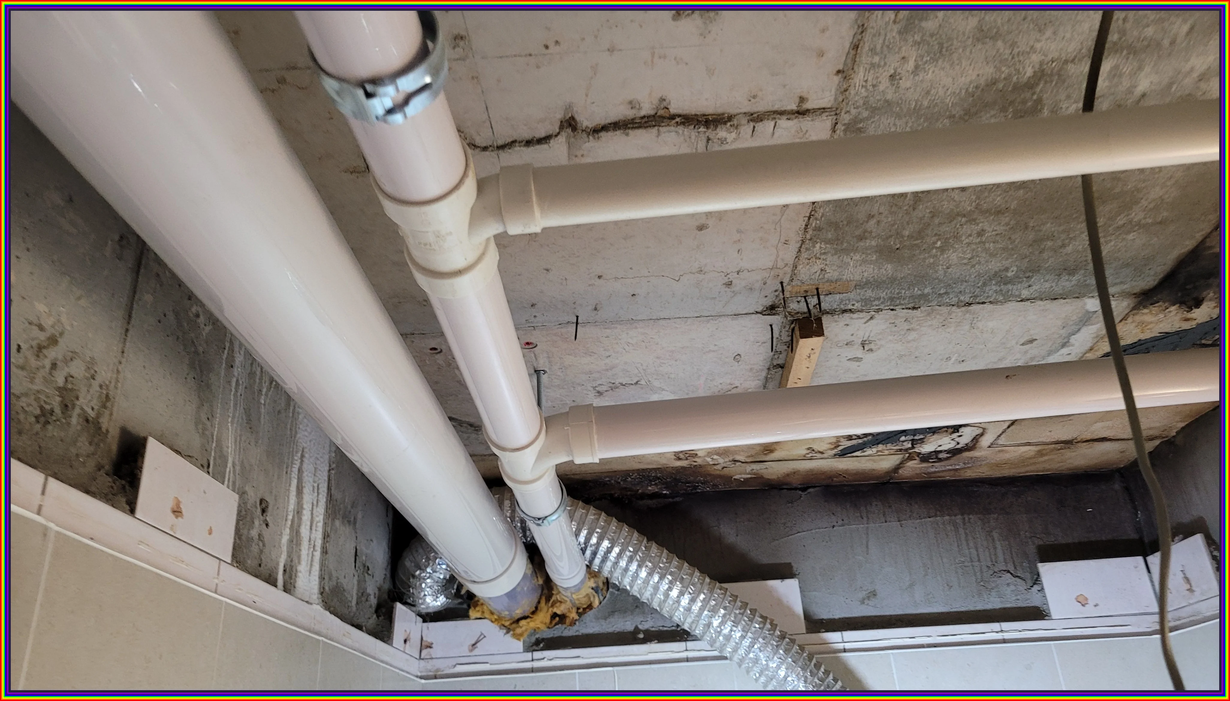 누수 현장 이미지