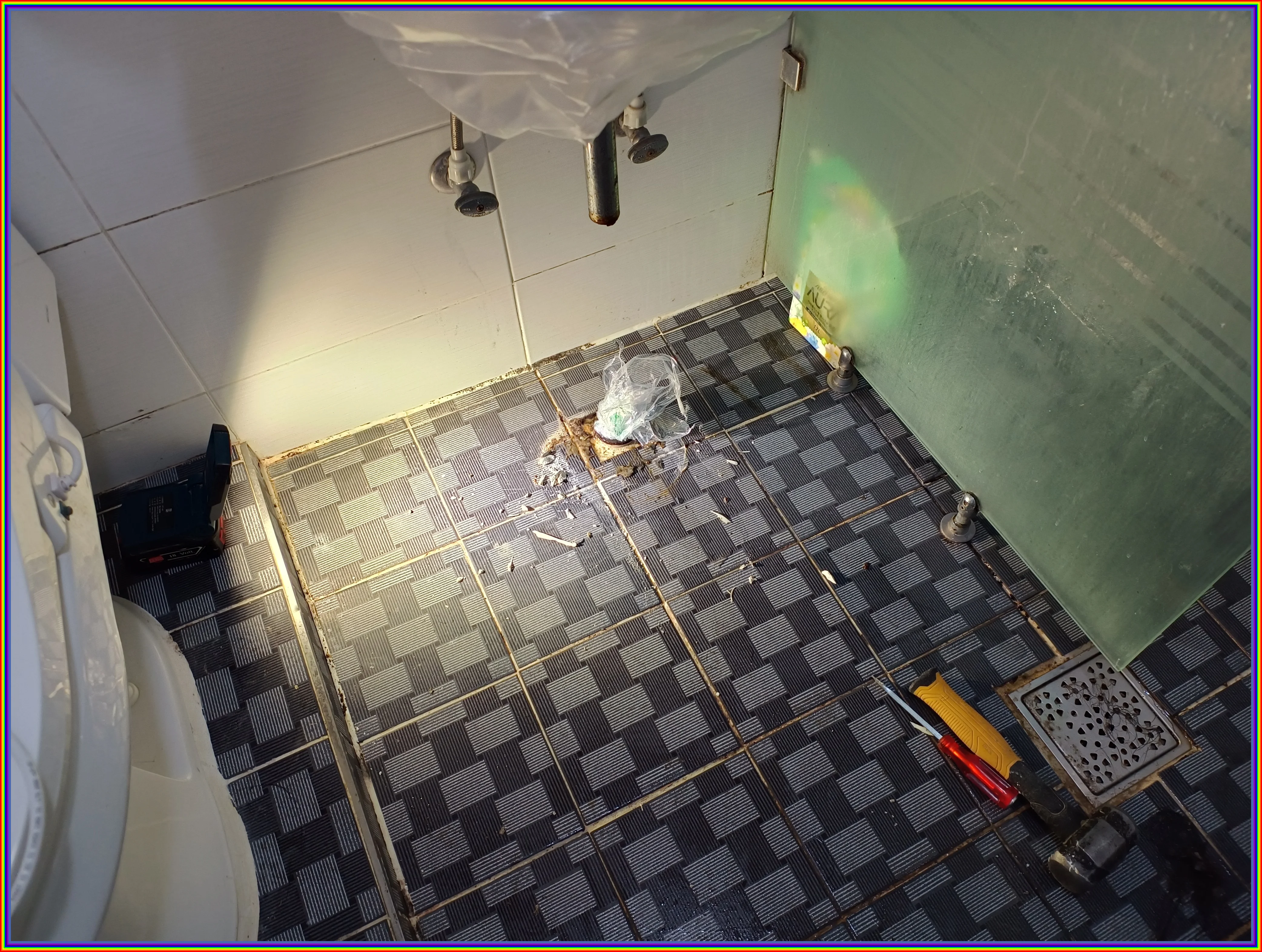 누수 현장 이미지