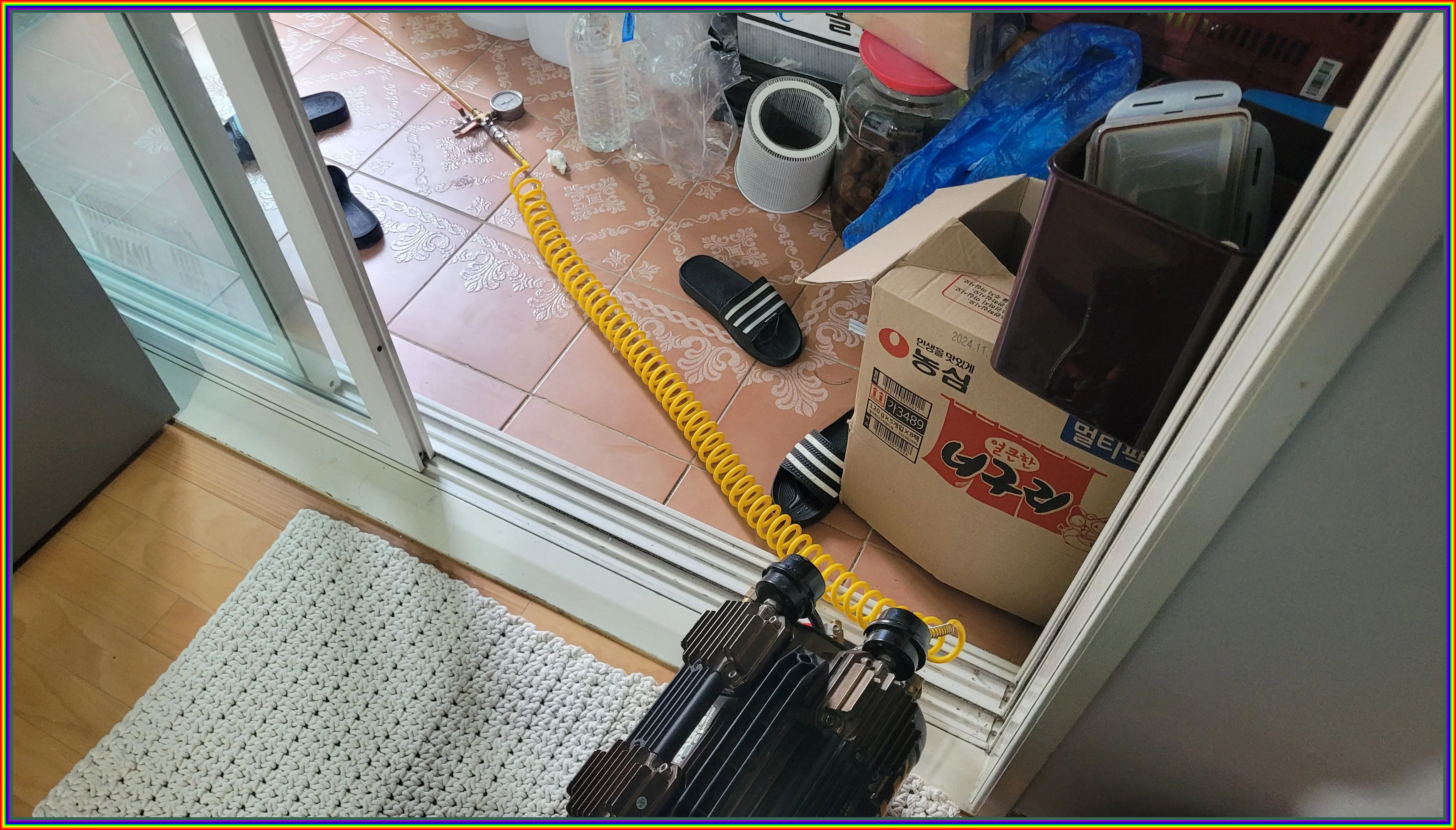 누수 현장 이미지